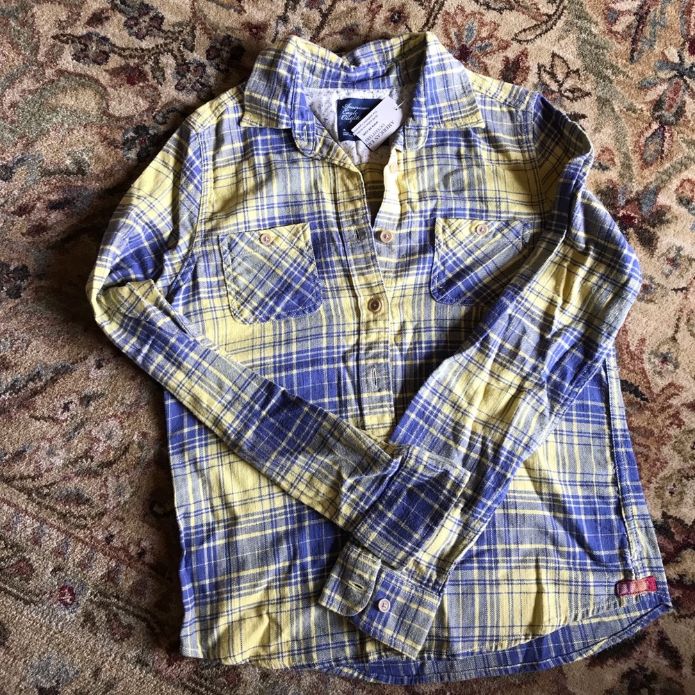 American eagle flannel shirt